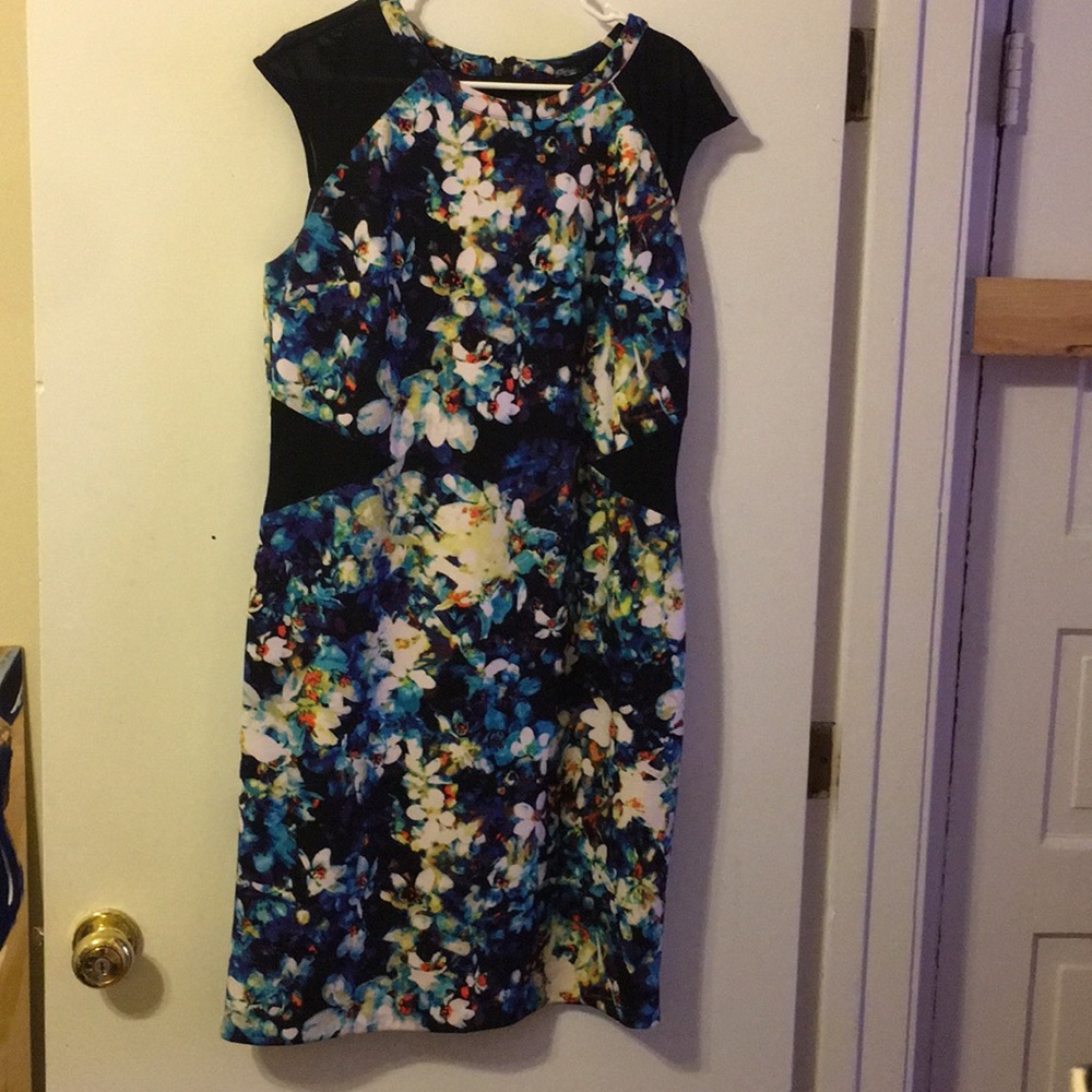 Worthington business dress floral print 16